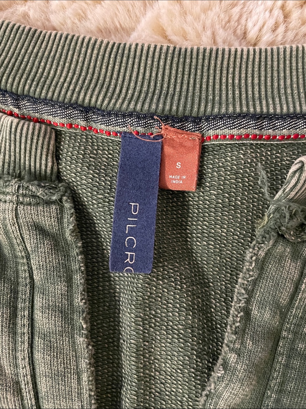Pilcro Olive Green Long-Sleeve Henley Pullover - Picture 2 of 3